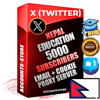 Professional Nepalese PREMIUM X (Twitter) accounts of manual registration and farming for the EDUCATION niche with high trust history photos and tweets — fully themed and optimized for EDUCATION advertising and promotion — 5000 niche-related live active followers 2009–2014 registration year Verified Email (Included) + Cookie JSON for secure import and login to the account + User Agent + High-quality filling (Photo Header Posts). Fully ready for targeted campaigns and ad launches from any country. Perfectly hold ads without bans. Ideal for any earning schemes affiliate promotions and marketing projects. Quality unlimited IPv4 proxy server included. Professional Nepalese PREMIUM X (Twitter) accounts of manual registration and farming for the EDUCATION niche with high trust history photos and tweets — fully themed and optimized for EDUCATION advertising and promotion — 5000 niche-related live active followers 2009–2014 registration year Verified Email (Included) + Cookie JSON for secure import and login to the account + User Agent + High-quality filling (Photo Header Posts). Fully ready for targeted campaigns and ad launches from any country. Perfectly hold ads without bans. Ideal for any earning schemes affiliate promotions and marketing projects. Quality unlimited IPv4 proxy server included.