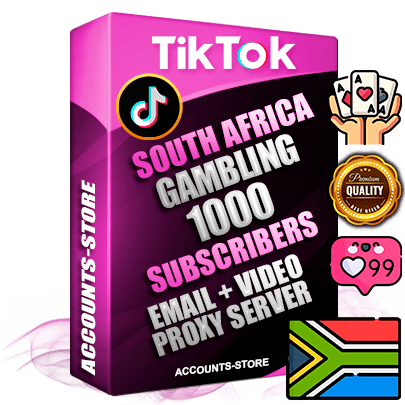 Professional South African PREMIUM TikTok accounts of manual registration and farming for the GAMBLING niche with high trust history profile photos and videos — fully themed and optimized for GAMBLING advertising and promotion — 1000 niche-related live active subscribers 2018–2022 registration years Verified Email (included) + Cookie JSON for secure import and login to the account + User Agent + high-quality content filling (profile photo banner and videos). Fully ready for targeted campaigns and ad launches from any country. Perfectly holds ads without bans. Ideal for any earning schemes affiliate promotions and marketing projects. Quality unlimited IPv4 proxy server included. Professional South African PREMIUM TikTok accounts of manual registration and farming for the GAMBLING niche with high trust history profile photos and videos — fully themed and optimized for GAMBLING advertising and promotion — 1000 niche-related live active subscribers 2018–2022 registration years Verified Email (included) + Cookie JSON for secure import and login to the account + User Agent + high-quality content filling (profile photo banner and videos). Fully ready for targeted campaigns and ad launches from any country. Perfectly holds ads without bans. Ideal for any earning schemes affiliate promotions and marketing projects. Quality unlimited IPv4 proxy server included.