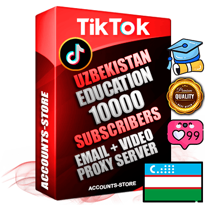 Professional Uzbek PREMIUM TikTok accounts of manual registration and farming for the EDUCATION niche with high trust history profile photos and videos — fully themed and optimized for EDUCATION advertising and promotion — 10000 niche-related live active subscribers 2018–2022 registration years Verified Email (included) + Cookie JSON for secure import and login to the account + User Agent + high-quality content filling (profile photo banner and videos). Fully ready for targeted campaigns and ad launches from any country. Perfectly holds ads without bans. Ideal for any earning schemes affiliate promotions and marketing projects. Quality unlimited IPv4 proxy server included.