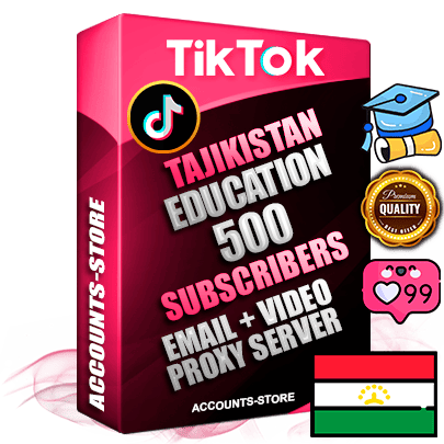 Professional Tajik PREMIUM TikTok accounts of manual registration and farming for the EDUCATION niche with high trust history profile photos and videos — fully themed and optimized for EDUCATION advertising and promotion — 500 niche-related live active subscribers 2018–2022 registration years Verified Email (included) + Cookie JSON for secure import and login to the account + User Agent + high-quality content filling (profile photo banner and videos). Fully ready for targeted campaigns and ad launches from any country. Perfectly holds ads without bans. Ideal for any earning schemes affiliate promotions and marketing projects. Quality unlimited IPv4 proxy server included.