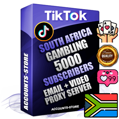 Professional South African PREMIUM TikTok accounts of manual registration and farming for the GAMBLING niche with high trust history profile photos and videos — fully themed and optimized for GAMBLING advertising and promotion — 5000 niche-related live active subscribers 2018–2022 registration years Verified Email (included) + Cookie JSON for secure import and login to the account + User Agent + high-quality content filling (profile photo banner and videos). Fully ready for targeted campaigns and ad launches from any country. Perfectly holds ads without bans. Ideal for any earning schemes affiliate promotions and marketing projects. Quality unlimited IPv4 proxy server included. Professional South African PREMIUM TikTok accounts of manual registration and farming for the GAMBLING niche with high trust history profile photos and videos — fully themed and optimized for GAMBLING advertising and promotion — 5000 niche-related live active subscribers 2018–2022 registration years Verified Email (included) + Cookie JSON for secure import and login to the account + User Agent + high-quality content filling (profile photo banner and videos). Fully ready for targeted campaigns and ad launches from any country. Perfectly holds ads without bans. Ideal for any earning schemes affiliate promotions and marketing projects. Quality unlimited IPv4 proxy server included.