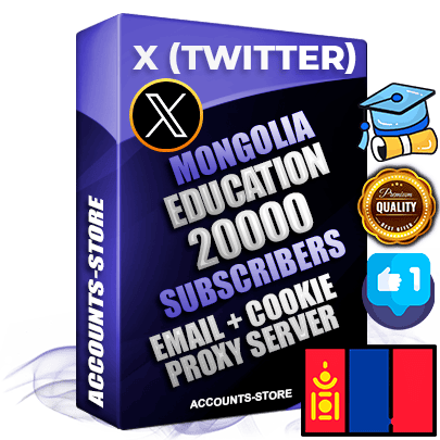 Professional Mongolian PREMIUM X (Twitter) accounts of manual registration and farming for the EDUCATION niche with high trust history photos and tweets — fully themed and optimized for EDUCATION advertising and promotion — 20000 niche-related live active followers 2009–2014 registration year Verified Email (Included) + Cookie JSON for secure import and login to the account + User Agent + High-quality filling (Photo Header Posts). Fully ready for targeted campaigns and ad launches from any country. Perfectly hold ads without bans. Ideal for any earning schemes affiliate promotions and marketing projects. Quality unlimited IPv4 proxy server included.