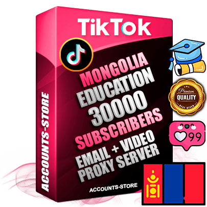 Professional Mongolian PREMIUM TikTok accounts of manual registration and farming for the EDUCATION niche with high trust history profile photos and videos — fully themed and optimized for EDUCATION advertising and promotion — 30000 niche-related live active subscribers 2018–2022 registration years Verified Email (included) + Cookie JSON for secure import and login to the account + User Agent + high-quality content filling (profile photo banner and videos). Fully ready for targeted campaigns and ad launches from any country. Perfectly holds ads without bans. Ideal for any earning schemes affiliate promotions and marketing projects. Quality unlimited IPv4 proxy server included. Professional Mongolian PREMIUM TikTok accounts of manual registration and farming for the EDUCATION niche with high trust history profile photos and videos — fully themed and optimized for EDUCATION advertising and promotion — 30000 niche-related live active subscribers 2018–2022 registration years Verified Email (included) + Cookie JSON for secure import and login to the account + User Agent + high-quality content filling (profile photo banner and videos). Fully ready for targeted campaigns and ad launches from any country. Perfectly holds ads without bans. Ideal for any earning schemes affiliate promotions and marketing projects. Quality unlimited IPv4 proxy server included.
