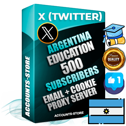 Professional Argentinian PREMIUM X (Twitter) accounts of manual registration and farming for the EDUCATION niche with high trust history photos and tweets — fully themed and optimized for EDUCATION advertising and promotion — 500 niche-related live active followers 2009–2014 registration year Verified Email (Included) + Cookie JSON for secure import and login to the account + User Agent + High-quality filling (Photo Header Posts). Fully ready for targeted campaigns and ad launches from any country. Perfectly hold ads without bans. Ideal for any earning schemes affiliate promotions and marketing projects. Quality unlimited IPv4 proxy server included.