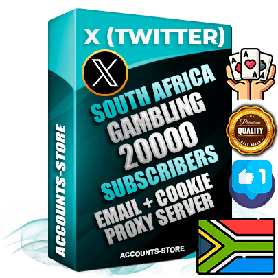Professional South African PREMIUM X (Twitter) accounts of manual registration and farming for the GAMBLING niche with high trust history photos and tweets — fully themed and optimized for GAMBLING advertising and promotion — 20000 niche-related live active followers 2009–2014 registration year Verified Email (Included) + Cookie JSON for secure import and login to the account + User Agent + High-quality filling (Photo Header Posts). Fully ready for targeted campaigns and ad launches from any country. Perfectly hold ads without bans. Ideal for any earning schemes affiliate promotions and marketing projects. Quality unlimited IPv4 proxy server included.