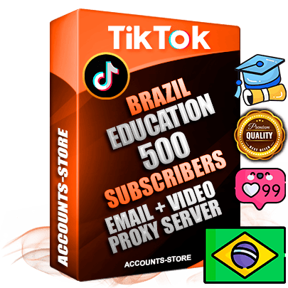 Professional Brazilian PREMIUM TikTok accounts of manual registration and farming for the EDUCATION niche with high trust history profile photos and videos — fully themed and optimized for EDUCATION advertising and promotion — 500 niche-related live active subscribers 2018–2022 registration years Verified Email (included) + Cookie JSON for secure import and login to the account + User Agent + high-quality content filling (profile photo banner and videos). Fully ready for targeted campaigns and ad launches from any country. Perfectly holds ads without bans. Ideal for any earning schemes affiliate promotions and marketing projects. Quality unlimited IPv4 proxy server included.