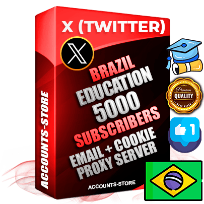 Professional Brazilian PREMIUM X (Twitter) accounts of manual registration and farming for the EDUCATION niche with high trust history photos and tweets — fully themed and optimized for EDUCATION advertising and promotion — 5000 niche-related live active followers 2009–2014 registration year Verified Email (Included) + Cookie JSON for secure import and login to the account + User Agent + High-quality filling (Photo Header Posts). Fully ready for targeted campaigns and ad launches from any country. Perfectly hold ads without bans. Ideal for any earning schemes affiliate promotions and marketing projects. Quality unlimited IPv4 proxy server included.