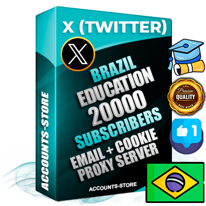 Professional Brazilian PREMIUM X (Twitter) accounts of manual registration and farming for the EDUCATION niche with high trust history photos and tweets — fully themed and optimized for EDUCATION advertising and promotion — 20000 niche-related live active followers 2009–2014 registration year Verified Email (Included) + Cookie JSON for secure import and login to the account + User Agent + High-quality filling (Photo Header Posts). Fully ready for targeted campaigns and ad launches from any country. Perfectly hold ads without bans. Ideal for any earning schemes affiliate promotions and marketing projects. Quality unlimited IPv4 proxy server included.