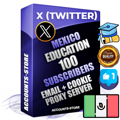 Professional Mexican PREMIUM X (Twitter) accounts of manual registration and farming for the EDUCATION niche with high trust history photos and tweets — fully themed and optimized for EDUCATION advertising and promotion — 100 niche-related live active followers 2009–2014 registration year Verified Email (Included) + Cookie JSON for secure import and login to the account + User Agent + High-quality filling (Photo Header Posts). Fully ready for targeted campaigns and ad launches from any country. Perfectly hold ads without bans. Ideal for any earning schemes affiliate promotions and marketing projects. Quality unlimited IPv4 proxy server included.