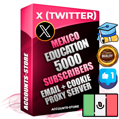 Professional Mexican PREMIUM X (Twitter) accounts of manual registration and farming for the EDUCATION niche with high trust history photos and tweets — fully themed and optimized for EDUCATION advertising and promotion — 5000 niche-related live active followers 2009–2014 registration year Verified Email (Included) + Cookie JSON for secure import and login to the account + User Agent + High-quality filling (Photo Header Posts). Fully ready for targeted campaigns and ad launches from any country. Perfectly hold ads without bans. Ideal for any earning schemes affiliate promotions and marketing projects. Quality unlimited IPv4 proxy server included.