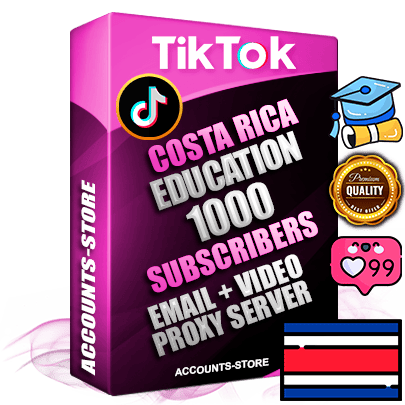Professional Costa Rican PREMIUM TikTok accounts of manual registration and farming for the EDUCATION niche with high trust history profile photos and videos — fully themed and optimized for EDUCATION advertising and promotion — 1000 niche-related live active subscribers 2018–2022 registration years Verified Email (included) + Cookie JSON for secure import and login to the account + User Agent + high-quality content filling (profile photo banner and videos). Fully ready for targeted campaigns and ad launches from any country. Perfectly holds ads without bans. Ideal for any earning schemes affiliate promotions and marketing projects. Quality unlimited IPv4 proxy server included. Professional Costa Rican PREMIUM TikTok accounts of manual registration and farming for the EDUCATION niche with high trust history profile photos and videos — fully themed and optimized for EDUCATION advertising and promotion — 1000 niche-related live active subscribers 2018–2022 registration years Verified Email (included) + Cookie JSON for secure import and login to the account + User Agent + high-quality content filling (profile photo banner and videos). Fully ready for targeted campaigns and ad launches from any country. Perfectly holds ads without bans. Ideal for any earning schemes affiliate promotions and marketing projects. Quality unlimited IPv4 proxy server included.