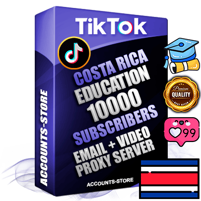 Professional Costa Rican PREMIUM TikTok accounts of manual registration and farming for the EDUCATION niche with high trust history profile photos and videos — fully themed and optimized for EDUCATION advertising and promotion — 10000 niche-related live active subscribers 2018–2022 registration years Verified Email (included) + Cookie JSON for secure import and login to the account + User Agent + high-quality content filling (profile photo banner and videos). Fully ready for targeted campaigns and ad launches from any country. Perfectly holds ads without bans. Ideal for any earning schemes affiliate promotions and marketing projects. Quality unlimited IPv4 proxy server included. Professional Costa Rican PREMIUM TikTok accounts of manual registration and farming for the EDUCATION niche with high trust history profile photos and videos — fully themed and optimized for EDUCATION advertising and promotion — 10000 niche-related live active subscribers 2018–2022 registration years Verified Email (included) + Cookie JSON for secure import and login to the account + User Agent + high-quality content filling (profile photo banner and videos). Fully ready for targeted campaigns and ad launches from any country. Perfectly holds ads without bans. Ideal for any earning schemes affiliate promotions and marketing projects. Quality unlimited IPv4 proxy server included.