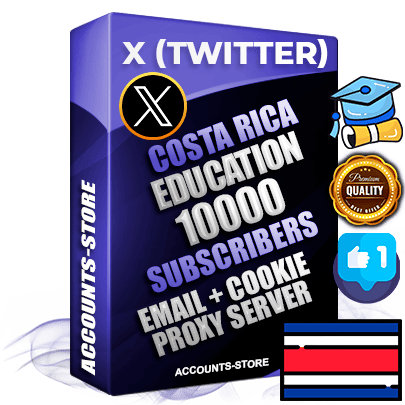 Professional Costa Rican PREMIUM X (Twitter) accounts of manual registration and farming for the EDUCATION niche with high trust history photos and tweets — fully themed and optimized for EDUCATION advertising and promotion — 10000 niche-related live active followers 2009–2014 registration year Verified Email (Included) + Cookie JSON for secure import and login to the account + User Agent + High-quality filling (Photo Header Posts). Fully ready for targeted campaigns and ad launches from any country. Perfectly hold ads without bans. Ideal for any earning schemes affiliate promotions and marketing projects. Quality unlimited IPv4 proxy server included. Professional Costa Rican PREMIUM X (Twitter) accounts of manual registration and farming for the EDUCATION niche with high trust history photos and tweets — fully themed and optimized for EDUCATION advertising and promotion — 10000 niche-related live active followers 2009–2014 registration year Verified Email (Included) + Cookie JSON for secure import and login to the account + User Agent + High-quality filling (Photo Header Posts). Fully ready for targeted campaigns and ad launches from any country. Perfectly hold ads without bans. Ideal for any earning schemes affiliate promotions and marketing projects. Quality unlimited IPv4 proxy server included.