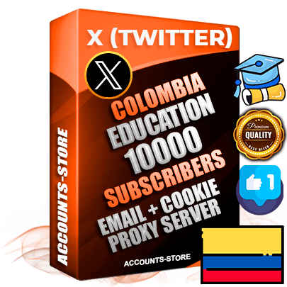 Professional Colombian PREMIUM X (Twitter) accounts of manual registration and farming for the EDUCATION niche with high trust history photos and tweets — fully themed and optimized for EDUCATION advertising and promotion — 10000 niche-related live active followers 2009–2014 registration year Verified Email (Included) + Cookie JSON for secure import and login to the account + User Agent + High-quality filling (Photo Header Posts). Fully ready for targeted campaigns and ad launches from any country. Perfectly hold ads without bans. Ideal for any earning schemes affiliate promotions and marketing projects. Quality unlimited IPv4 proxy server included. Professional Colombian PREMIUM X (Twitter) accounts of manual registration and farming for the EDUCATION niche with high trust history photos and tweets — fully themed and optimized for EDUCATION advertising and promotion — 10000 niche-related live active followers 2009–2014 registration year Verified Email (Included) + Cookie JSON for secure import and login to the account + User Agent + High-quality filling (Photo Header Posts). Fully ready for targeted campaigns and ad launches from any country. Perfectly hold ads without bans. Ideal for any earning schemes affiliate promotions and marketing projects. Quality unlimited IPv4 proxy server included.