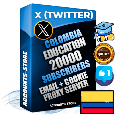 Professional Colombian PREMIUM X (Twitter) accounts of manual registration and farming for the EDUCATION niche with high trust history photos and tweets — fully themed and optimized for EDUCATION advertising and promotion — 20000 niche-related live active followers 2009–2014 registration year Verified Email (Included) + Cookie JSON for secure import and login to the account + User Agent + High-quality filling (Photo Header Posts). Fully ready for targeted campaigns and ad launches from any country. Perfectly hold ads without bans. Ideal for any earning schemes affiliate promotions and marketing projects. Quality unlimited IPv4 proxy server included. Professional Colombian PREMIUM X (Twitter) accounts of manual registration and farming for the EDUCATION niche with high trust history photos and tweets — fully themed and optimized for EDUCATION advertising and promotion — 20000 niche-related live active followers 2009–2014 registration year Verified Email (Included) + Cookie JSON for secure import and login to the account + User Agent + High-quality filling (Photo Header Posts). Fully ready for targeted campaigns and ad launches from any country. Perfectly hold ads without bans. Ideal for any earning schemes affiliate promotions and marketing projects. Quality unlimited IPv4 proxy server included.