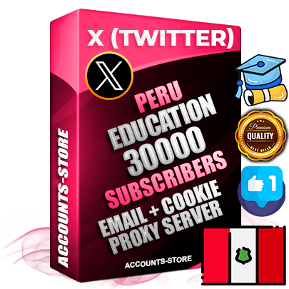 Professional Peruvian PREMIUM X (Twitter) accounts of manual registration and farming for the EDUCATION niche with high trust history photos and tweets — fully themed and optimized for EDUCATION advertising and promotion — 30000 niche-related live active followers 2009–2014 registration year Verified Email (Included) + Cookie JSON for secure import and login to the account + User Agent + High-quality filling (Photo Header Posts). Fully ready for targeted campaigns and ad launches from any country. Perfectly hold ads without bans. Ideal for any earning schemes affiliate promotions and marketing projects. Quality unlimited IPv4 proxy server included. Professional Peruvian PREMIUM X (Twitter) accounts of manual registration and farming for the EDUCATION niche with high trust history photos and tweets — fully themed and optimized for EDUCATION advertising and promotion — 30000 niche-related live active followers 2009–2014 registration year Verified Email (Included) + Cookie JSON for secure import and login to the account + User Agent + High-quality filling (Photo Header Posts). Fully ready for targeted campaigns and ad launches from any country. Perfectly hold ads without bans. Ideal for any earning schemes affiliate promotions and marketing projects. Quality unlimited IPv4 proxy server included.