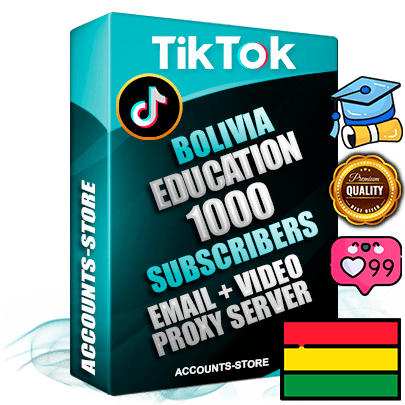 Professional Bolivian PREMIUM TikTok accounts of manual registration and farming for the EDUCATION niche with high trust history profile photos and videos — fully themed and optimized for EDUCATION advertising and promotion — 1000 niche-related live active subscribers 2018–2022 registration years Verified Email (included) + Cookie JSON for secure import and login to the account + User Agent + high-quality content filling (profile photo banner and videos). Fully ready for targeted campaigns and ad launches from any country. Perfectly holds ads without bans. Ideal for any earning schemes affiliate promotions and marketing projects. Quality unlimited IPv4 proxy server included. Professional Bolivian PREMIUM TikTok accounts of manual registration and farming for the EDUCATION niche with high trust history profile photos and videos — fully themed and optimized for EDUCATION advertising and promotion — 1000 niche-related live active subscribers 2018–2022 registration years Verified Email (included) + Cookie JSON for secure import and login to the account + User Agent + high-quality content filling (profile photo banner and videos). Fully ready for targeted campaigns and ad launches from any country. Perfectly holds ads without bans. Ideal for any earning schemes affiliate promotions and marketing projects. Quality unlimited IPv4 proxy server included.
