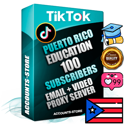 Professional Puerto Rican PREMIUM TikTok accounts of manual registration and farming for the EDUCATION niche with high trust history profile photos and videos — fully themed and optimized for EDUCATION advertising and promotion — 100 niche-related live active subscribers 2018–2022 registration years Verified Email (included) + Cookie JSON for secure import and login to the account + User Agent + high-quality content filling (profile photo banner and videos). Fully ready for targeted campaigns and ad launches from any country. Perfectly holds ads without bans. Ideal for any earning schemes affiliate promotions and marketing projects. Quality unlimited IPv4 proxy server included.
