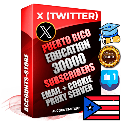 Professional Puerto Rican PREMIUM X (Twitter) accounts of manual registration and farming for the EDUCATION niche with high trust history photos and tweets — fully themed and optimized for EDUCATION advertising and promotion — 30000 niche-related live active followers 2009–2014 registration year Verified Email (Included) + Cookie JSON for secure import and login to the account + User Agent + High-quality filling (Photo Header Posts). Fully ready for targeted campaigns and ad launches from any country. Perfectly hold ads without bans. Ideal for any earning schemes affiliate promotions and marketing projects. Quality unlimited IPv4 proxy server included. Professional Puerto Rican PREMIUM X (Twitter) accounts of manual registration and farming for the EDUCATION niche with high trust history photos and tweets — fully themed and optimized for EDUCATION advertising and promotion — 30000 niche-related live active followers 2009–2014 registration year Verified Email (Included) + Cookie JSON for secure import and login to the account + User Agent + High-quality filling (Photo Header Posts). Fully ready for targeted campaigns and ad launches from any country. Perfectly hold ads without bans. Ideal for any earning schemes affiliate promotions and marketing projects. Quality unlimited IPv4 proxy server included.