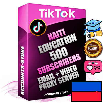 Professional Haitian PREMIUM TikTok accounts of manual registration and farming for the EDUCATION niche with high trust history profile photos and videos — fully themed and optimized for EDUCATION advertising and promotion — 500 niche-related live active subscribers 2018–2022 registration years Verified Email (included) + Cookie JSON for secure import and login to the account + User Agent + high-quality content filling (profile photo banner and videos). Fully ready for targeted campaigns and ad launches from any country. Perfectly holds ads without bans. Ideal for any earning schemes affiliate promotions and marketing projects. Quality unlimited IPv4 proxy server included.