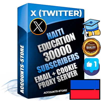 Professional Haitian PREMIUM X (Twitter) accounts of manual registration and farming for the EDUCATION niche with high trust history photos and tweets — fully themed and optimized for EDUCATION advertising and promotion — 30000 niche-related live active followers 2009–2014 registration year Verified Email (Included) + Cookie JSON for secure import and login to the account + User Agent + High-quality filling (Photo Header Posts). Fully ready for targeted campaigns and ad launches from any country. Perfectly hold ads without bans. Ideal for any earning schemes affiliate promotions and marketing projects. Quality unlimited IPv4 proxy server included. Professional Haitian PREMIUM X (Twitter) accounts of manual registration and farming for the EDUCATION niche with high trust history photos and tweets — fully themed and optimized for EDUCATION advertising and promotion — 30000 niche-related live active followers 2009–2014 registration year Verified Email (Included) + Cookie JSON for secure import and login to the account + User Agent + High-quality filling (Photo Header Posts). Fully ready for targeted campaigns and ad launches from any country. Perfectly hold ads without bans. Ideal for any earning schemes affiliate promotions and marketing projects. Quality unlimited IPv4 proxy server included.