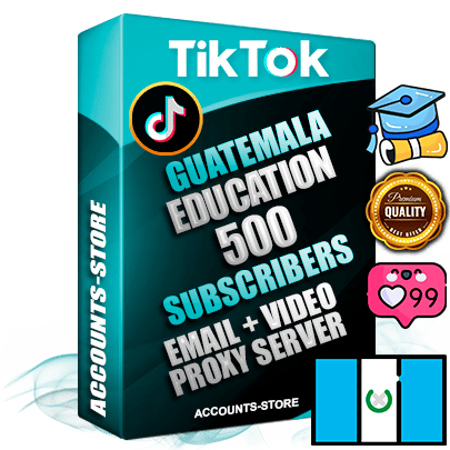 Professional Guatemalan PREMIUM TikTok accounts of manual registration and farming for the EDUCATION niche with high trust history profile photos and videos — fully themed and optimized for EDUCATION advertising and promotion — 500 niche-related live active subscribers 2018–2022 registration years Verified Email (included) + Cookie JSON for secure import and login to the account + User Agent + high-quality content filling (profile photo banner and videos). Fully ready for targeted campaigns and ad launches from any country. Perfectly holds ads without bans. Ideal for any earning schemes affiliate promotions and marketing projects. Quality unlimited IPv4 proxy server included.