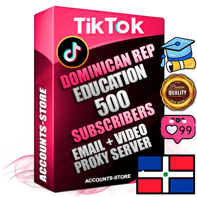 Professional Dominican PREMIUM TikTok accounts of manual registration and farming for the EDUCATION niche with high trust history profile photos and videos — fully themed and optimized for EDUCATION advertising and promotion — 500 niche-related live active subscribers 2018–2022 registration years Verified Email (included) + Cookie JSON for secure import and login to the account + User Agent + high-quality content filling (profile photo banner and videos). Fully ready for targeted campaigns and ad launches from any country. Perfectly holds ads without bans. Ideal for any earning schemes affiliate promotions and marketing projects. Quality unlimited IPv4 proxy server included. Professional Dominican PREMIUM TikTok accounts of manual registration and farming for the EDUCATION niche with high trust history profile photos and videos — fully themed and optimized for EDUCATION advertising and promotion — 500 niche-related live active subscribers 2018–2022 registration years Verified Email (included) + Cookie JSON for secure import and login to the account + User Agent + high-quality content filling (profile photo banner and videos). Fully ready for targeted campaigns and ad launches from any country. Perfectly holds ads without bans. Ideal for any earning schemes affiliate promotions and marketing projects. Quality unlimited IPv4 proxy server included.