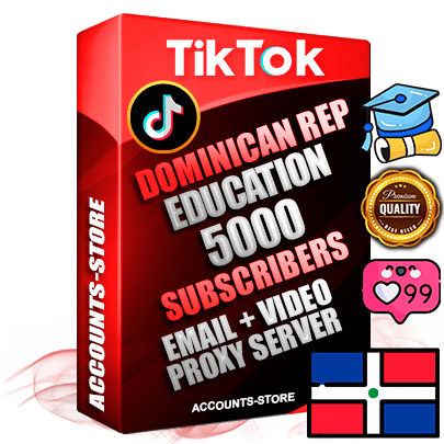 Professional Dominican PREMIUM TikTok accounts of manual registration and farming for the EDUCATION niche with high trust history profile photos and videos — fully themed and optimized for EDUCATION advertising and promotion — 5000 niche-related live active subscribers 2018–2022 registration years Verified Email (included) + Cookie JSON for secure import and login to the account + User Agent + high-quality content filling (profile photo banner and videos). Fully ready for targeted campaigns and ad launches from any country. Perfectly holds ads without bans. Ideal for any earning schemes affiliate promotions and marketing projects. Quality unlimited IPv4 proxy server included.