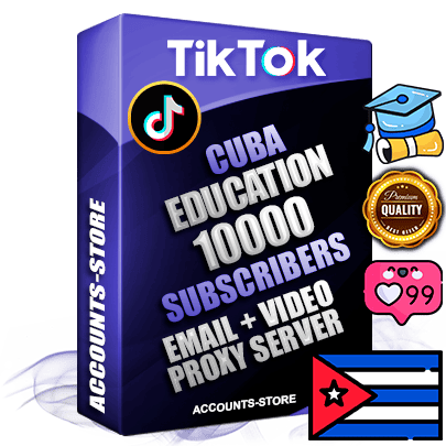 Professional Cuban PREMIUM TikTok accounts of manual registration and farming for the EDUCATION niche with high trust history profile photos and videos — fully themed and optimized for EDUCATION advertising and promotion — 10000 niche-related live active subscribers 2018–2022 registration years Verified Email (included) + Cookie JSON for secure import and login to the account + User Agent + high-quality content filling (profile photo banner and videos). Fully ready for targeted campaigns and ad launches from any country. Perfectly holds ads without bans. Ideal for any earning schemes affiliate promotions and marketing projects. Quality unlimited IPv4 proxy server included. Professional Cuban PREMIUM TikTok accounts of manual registration and farming for the EDUCATION niche with high trust history profile photos and videos — fully themed and optimized for EDUCATION advertising and promotion — 10000 niche-related live active subscribers 2018–2022 registration years Verified Email (included) + Cookie JSON for secure import and login to the account + User Agent + high-quality content filling (profile photo banner and videos). Fully ready for targeted campaigns and ad launches from any country. Perfectly holds ads without bans. Ideal for any earning schemes affiliate promotions and marketing projects. Quality unlimited IPv4 proxy server included.