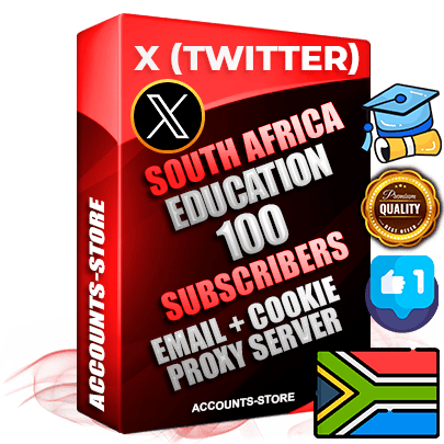 Professional South African PREMIUM X (Twitter) accounts of manual registration and farming for the EDUCATION niche with high trust history photos and tweets — fully themed and optimized for EDUCATION advertising and promotion — 100 niche-related live active followers 2009–2014 registration year Verified Email (Included) + Cookie JSON for secure import and login to the account + User Agent + High-quality filling (Photo Header Posts). Fully ready for targeted campaigns and ad launches from any country. Perfectly hold ads without bans. Ideal for any earning schemes affiliate promotions and marketing projects. Quality unlimited IPv4 proxy server included.