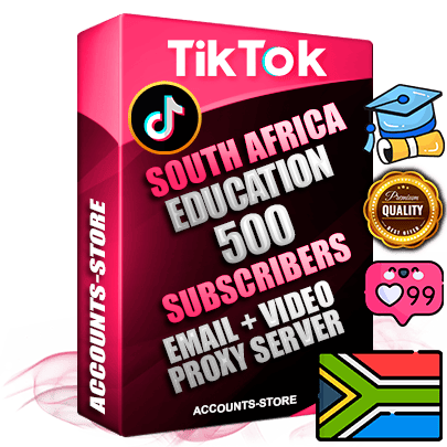 Professional South African PREMIUM TikTok accounts of manual registration and farming for the EDUCATION niche with high trust history profile photos and videos — fully themed and optimized for EDUCATION advertising and promotion — 500 niche-related live active subscribers 2018–2022 registration years Verified Email (included) + Cookie JSON for secure import and login to the account + User Agent + high-quality content filling (profile photo banner and videos). Fully ready for targeted campaigns and ad launches from any country. Perfectly holds ads without bans. Ideal for any earning schemes affiliate promotions and marketing projects. Quality unlimited IPv4 proxy server included. Professional South African PREMIUM TikTok accounts of manual registration and farming for the EDUCATION niche with high trust history profile photos and videos — fully themed and optimized for EDUCATION advertising and promotion — 500 niche-related live active subscribers 2018–2022 registration years Verified Email (included) + Cookie JSON for secure import and login to the account + User Agent + high-quality content filling (profile photo banner and videos). Fully ready for targeted campaigns and ad launches from any country. Perfectly holds ads without bans. Ideal for any earning schemes affiliate promotions and marketing projects. Quality unlimited IPv4 proxy server included.