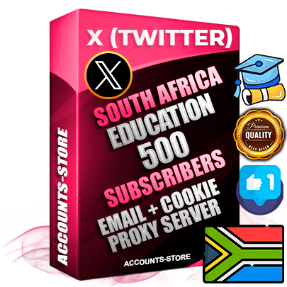 Professional South African PREMIUM X (Twitter) accounts of manual registration and farming for the EDUCATION niche with high trust history photos and tweets — fully themed and optimized for EDUCATION advertising and promotion — 500 niche-related live active followers 2009–2014 registration year Verified Email (Included) + Cookie JSON for secure import and login to the account + User Agent + High-quality filling (Photo Header Posts). Fully ready for targeted campaigns and ad launches from any country. Perfectly hold ads without bans. Ideal for any earning schemes affiliate promotions and marketing projects. Quality unlimited IPv4 proxy server included.