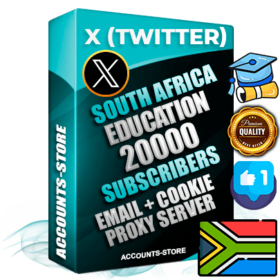 Professional South African PREMIUM X (Twitter) accounts of manual registration and farming for the EDUCATION niche with high trust history photos and tweets — fully themed and optimized for EDUCATION advertising and promotion — 20000 niche-related live active followers 2009–2014 registration year Verified Email (Included) + Cookie JSON for secure import and login to the account + User Agent + High-quality filling (Photo Header Posts). Fully ready for targeted campaigns and ad launches from any country. Perfectly hold ads without bans. Ideal for any earning schemes affiliate promotions and marketing projects. Quality unlimited IPv4 proxy server included.