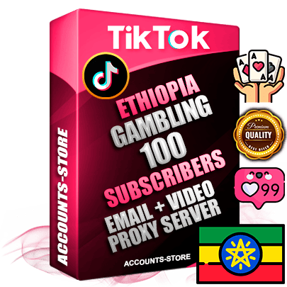 Professional Ethiopian PREMIUM TikTok accounts of manual registration and farming for the GAMBLING niche with high trust history profile photos and videos — fully themed and optimized for GAMBLING advertising and promotion — 100 niche-related live active subscribers 2018–2022 registration years Verified Email (included) + Cookie JSON for secure import and login to the account + User Agent + high-quality content filling (profile photo banner and videos). Fully ready for targeted campaigns and ad launches from any country. Perfectly holds ads without bans. Ideal for any earning schemes affiliate promotions and marketing projects. Quality unlimited IPv4 proxy server included. Professional Ethiopian PREMIUM TikTok accounts of manual registration and farming for the GAMBLING niche with high trust history profile photos and videos — fully themed and optimized for GAMBLING advertising and promotion — 100 niche-related live active subscribers 2018–2022 registration years Verified Email (included) + Cookie JSON for secure import and login to the account + User Agent + high-quality content filling (profile photo banner and videos). Fully ready for targeted campaigns and ad launches from any country. Perfectly holds ads without bans. Ideal for any earning schemes affiliate promotions and marketing projects. Quality unlimited IPv4 proxy server included.