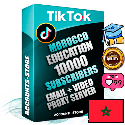 Professional Moroccan PREMIUM TikTok accounts of manual registration and farming for the EDUCATION niche with high trust history profile photos and videos — fully themed and optimized for EDUCATION advertising and promotion — 10000 niche-related live active subscribers 2018–2022 registration years Verified Email (included) + Cookie JSON for secure import and login to the account + User Agent + high-quality content filling (profile photo banner and videos). Fully ready for targeted campaigns and ad launches from any country. Perfectly holds ads without bans. Ideal for any earning schemes affiliate promotions and marketing projects. Quality unlimited IPv4 proxy server included. Professional Moroccan PREMIUM TikTok accounts of manual registration and farming for the EDUCATION niche with high trust history profile photos and videos — fully themed and optimized for EDUCATION advertising and promotion — 10000 niche-related live active subscribers 2018–2022 registration years Verified Email (included) + Cookie JSON for secure import and login to the account + User Agent + high-quality content filling (profile photo banner and videos). Fully ready for targeted campaigns and ad launches from any country. Perfectly holds ads without bans. Ideal for any earning schemes affiliate promotions and marketing projects. Quality unlimited IPv4 proxy server included.