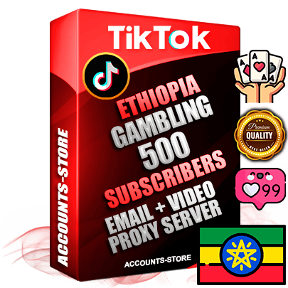 Professional Ethiopian PREMIUM TikTok accounts of manual registration and farming for the GAMBLING niche with high trust history profile photos and videos — fully themed and optimized for GAMBLING advertising and promotion — 500 niche-related live active subscribers 2018–2022 registration years Verified Email (included) + Cookie JSON for secure import and login to the account + User Agent + high-quality content filling (profile photo banner and videos). Fully ready for targeted campaigns and ad launches from any country. Perfectly holds ads without bans. Ideal for any earning schemes affiliate promotions and marketing projects. Quality unlimited IPv4 proxy server included. Professional Ethiopian PREMIUM TikTok accounts of manual registration and farming for the GAMBLING niche with high trust history profile photos and videos — fully themed and optimized for GAMBLING advertising and promotion — 500 niche-related live active subscribers 2018–2022 registration years Verified Email (included) + Cookie JSON for secure import and login to the account + User Agent + high-quality content filling (profile photo banner and videos). Fully ready for targeted campaigns and ad launches from any country. Perfectly holds ads without bans. Ideal for any earning schemes affiliate promotions and marketing projects. Quality unlimited IPv4 proxy server included.