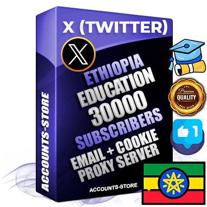 Professional Ethiopian PREMIUM X (Twitter) accounts of manual registration and farming for the EDUCATION niche with high trust history photos and tweets — fully themed and optimized for EDUCATION advertising and promotion — 30000 niche-related live active followers 2009–2014 registration year Verified Email (Included) + Cookie JSON for secure import and login to the account + User Agent + High-quality filling (Photo Header Posts). Fully ready for targeted campaigns and ad launches from any country. Perfectly hold ads without bans. Ideal for any earning schemes affiliate promotions and marketing projects. Quality unlimited IPv4 proxy server included.