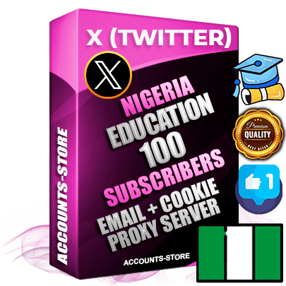 Professional Nigerian PREMIUM X (Twitter) accounts of manual registration and farming for the EDUCATION niche with high trust history photos and tweets — fully themed and optimized for EDUCATION advertising and promotion — 100 niche-related live active followers 2009–2014 registration year Verified Email (Included) + Cookie JSON for secure import and login to the account + User Agent + High-quality filling (Photo Header Posts). Fully ready for targeted campaigns and ad launches from any country. Perfectly hold ads without bans. Ideal for any earning schemes affiliate promotions and marketing projects. Quality unlimited IPv4 proxy server included. Professional Nigerian PREMIUM X (Twitter) accounts of manual registration and farming for the EDUCATION niche with high trust history photos and tweets — fully themed and optimized for EDUCATION advertising and promotion — 100 niche-related live active followers 2009–2014 registration year Verified Email (Included) + Cookie JSON for secure import and login to the account + User Agent + High-quality filling (Photo Header Posts). Fully ready for targeted campaigns and ad launches from any country. Perfectly hold ads without bans. Ideal for any earning schemes affiliate promotions and marketing projects. Quality unlimited IPv4 proxy server included.