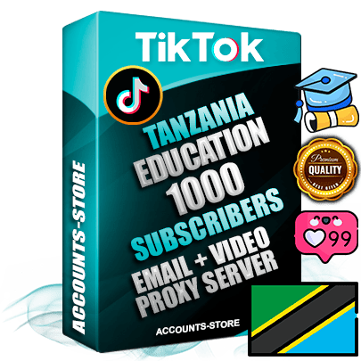 Professional Tanzanian PREMIUM TikTok accounts of manual registration and farming for the EDUCATION niche with high trust history profile photos and videos — fully themed and optimized for EDUCATION advertising and promotion — 1000 niche-related live active subscribers 2018–2022 registration years Verified Email (included) + Cookie JSON for secure import and login to the account + User Agent + high-quality content filling (profile photo banner and videos). Fully ready for targeted campaigns and ad launches from any country. Perfectly holds ads without bans. Ideal for any earning schemes affiliate promotions and marketing projects. Quality unlimited IPv4 proxy server included. Professional Tanzanian PREMIUM TikTok accounts of manual registration and farming for the EDUCATION niche with high trust history profile photos and videos — fully themed and optimized for EDUCATION advertising and promotion — 1000 niche-related live active subscribers 2018–2022 registration years Verified Email (included) + Cookie JSON for secure import and login to the account + User Agent + high-quality content filling (profile photo banner and videos). Fully ready for targeted campaigns and ad launches from any country. Perfectly holds ads without bans. Ideal for any earning schemes affiliate promotions and marketing projects. Quality unlimited IPv4 proxy server included.