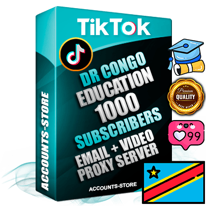 Professional DR Congo PREMIUM TikTok accounts of manual registration and farming for the EDUCATION niche with high trust history profile photos and videos — fully themed and optimized for EDUCATION advertising and promotion — 1000 niche-related live active subscribers 2018–2022 registration years Verified Email (included) + Cookie JSON for secure import and login to the account + User Agent + high-quality content filling (profile photo banner and videos). Fully ready for targeted campaigns and ad launches from any country. Perfectly holds ads without bans. Ideal for any earning schemes affiliate promotions and marketing projects. Quality unlimited IPv4 proxy server included. Professional DR Congo PREMIUM TikTok accounts of manual registration and farming for the EDUCATION niche with high trust history profile photos and videos — fully themed and optimized for EDUCATION advertising and promotion — 1000 niche-related live active subscribers 2018–2022 registration years Verified Email (included) + Cookie JSON for secure import and login to the account + User Agent + high-quality content filling (profile photo banner and videos). Fully ready for targeted campaigns and ad launches from any country. Perfectly holds ads without bans. Ideal for any earning schemes affiliate promotions and marketing projects. Quality unlimited IPv4 proxy server included.