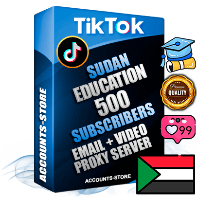 Professional Sudanese PREMIUM TikTok accounts of manual registration and farming for the EDUCATION niche with high trust history profile photos and videos — fully themed and optimized for EDUCATION advertising and promotion — 500 niche-related live active subscribers 2018–2022 registration years Verified Email (included) + Cookie JSON for secure import and login to the account + User Agent + high-quality content filling (profile photo banner and videos). Fully ready for targeted campaigns and ad launches from any country. Perfectly holds ads without bans. Ideal for any earning schemes affiliate promotions and marketing projects. Quality unlimited IPv4 proxy server included.