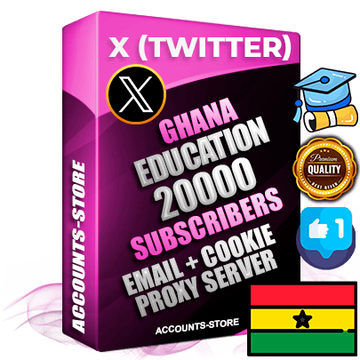 Professional Ghanaian PREMIUM X (Twitter) accounts of manual registration and farming for the EDUCATION niche with high trust history photos and tweets — fully themed and optimized for EDUCATION advertising and promotion — 20000 niche-related live active followers 2009–2014 registration year Verified Email (Included) + Cookie JSON for secure import and login to the account + User Agent + High-quality filling (Photo Header Posts). Fully ready for targeted campaigns and ad launches from any country. Perfectly hold ads without bans. Ideal for any earning schemes affiliate promotions and marketing projects. Quality unlimited IPv4 proxy server included. Professional Ghanaian PREMIUM X (Twitter) accounts of manual registration and farming for the EDUCATION niche with high trust history photos and tweets — fully themed and optimized for EDUCATION advertising and promotion — 20000 niche-related live active followers 2009–2014 registration year Verified Email (Included) + Cookie JSON for secure import and login to the account + User Agent + High-quality filling (Photo Header Posts). Fully ready for targeted campaigns and ad launches from any country. Perfectly hold ads without bans. Ideal for any earning schemes affiliate promotions and marketing projects. Quality unlimited IPv4 proxy server included.