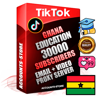 Professional Ghanaian PREMIUM TikTok accounts of manual registration and farming for the EDUCATION niche with high trust history profile photos and videos — fully themed and optimized for EDUCATION advertising and promotion — 30000 niche-related live active subscribers 2018–2022 registration years Verified Email (included) + Cookie JSON for secure import and login to the account + User Agent + high-quality content filling (profile photo banner and videos). Fully ready for targeted campaigns and ad launches from any country. Perfectly holds ads without bans. Ideal for any earning schemes affiliate promotions and marketing projects. Quality unlimited IPv4 proxy server included. Professional Ghanaian PREMIUM TikTok accounts of manual registration and farming for the EDUCATION niche with high trust history profile photos and videos — fully themed and optimized for EDUCATION advertising and promotion — 30000 niche-related live active subscribers 2018–2022 registration years Verified Email (included) + Cookie JSON for secure import and login to the account + User Agent + high-quality content filling (profile photo banner and videos). Fully ready for targeted campaigns and ad launches from any country. Perfectly holds ads without bans. Ideal for any earning schemes affiliate promotions and marketing projects. Quality unlimited IPv4 proxy server included.