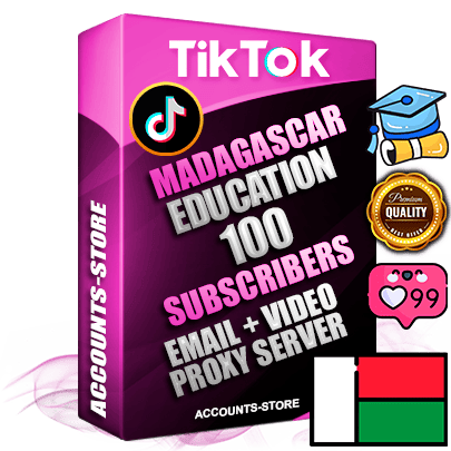 Professional Madagascar PREMIUM TikTok accounts of manual registration and farming for the EDUCATION niche with high trust history profile photos and videos — fully themed and optimized for EDUCATION advertising and promotion — 100 niche-related live active subscribers 2018–2022 registration years Verified Email (included) + Cookie JSON for secure import and login to the account + User Agent + high-quality content filling (profile photo banner and videos). Fully ready for targeted campaigns and ad launches from any country. Perfectly holds ads without bans. Ideal for any earning schemes affiliate promotions and marketing projects. Quality unlimited IPv4 proxy server included.