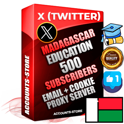 Professional Madagascar PREMIUM X (Twitter) accounts of manual registration and farming for the EDUCATION niche with high trust history photos and tweets — fully themed and optimized for EDUCATION advertising and promotion — 500 niche-related live active followers 2009–2014 registration year Verified Email (Included) + Cookie JSON for secure import and login to the account + User Agent + High-quality filling (Photo Header Posts). Fully ready for targeted campaigns and ad launches from any country. Perfectly hold ads without bans. Ideal for any earning schemes affiliate promotions and marketing projects. Quality unlimited IPv4 proxy server included.