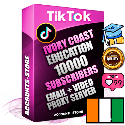 Professional Ivorian PREMIUM TikTok accounts of manual registration and farming for the EDUCATION niche with high trust history profile photos and videos — fully themed and optimized for EDUCATION advertising and promotion — 10000 niche-related live active subscribers 2018–2022 registration years Verified Email (included) + Cookie JSON for secure import and login to the account + User Agent + high-quality content filling (profile photo banner and videos). Fully ready for targeted campaigns and ad launches from any country. Perfectly holds ads without bans. Ideal for any earning schemes affiliate promotions and marketing projects. Quality unlimited IPv4 proxy server included.