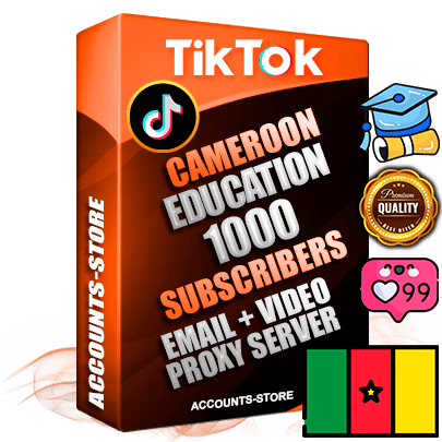 Professional Cameroonian PREMIUM TikTok accounts of manual registration and farming for the EDUCATION niche with high trust history profile photos and videos — fully themed and optimized for EDUCATION advertising and promotion — 1000 niche-related live active subscribers 2018–2022 registration years Verified Email (included) + Cookie JSON for secure import and login to the account + User Agent + high-quality content filling (profile photo banner and videos). Fully ready for targeted campaigns and ad launches from any country. Perfectly holds ads without bans. Ideal for any earning schemes affiliate promotions and marketing projects. Quality unlimited IPv4 proxy server included.