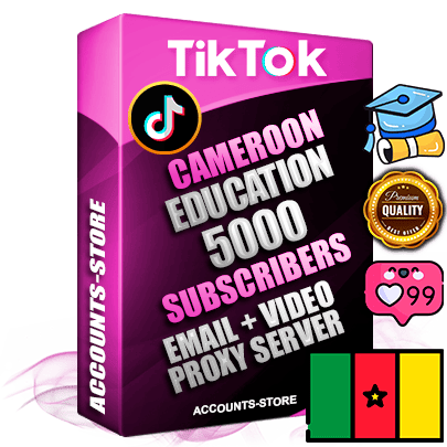 Professional Cameroonian PREMIUM TikTok accounts of manual registration and farming for the EDUCATION niche with high trust history profile photos and videos — fully themed and optimized for EDUCATION advertising and promotion — 5000 niche-related live active subscribers 2018–2022 registration years Verified Email (included) + Cookie JSON for secure import and login to the account + User Agent + high-quality content filling (profile photo banner and videos). Fully ready for targeted campaigns and ad launches from any country. Perfectly holds ads without bans. Ideal for any earning schemes affiliate promotions and marketing projects. Quality unlimited IPv4 proxy server included.