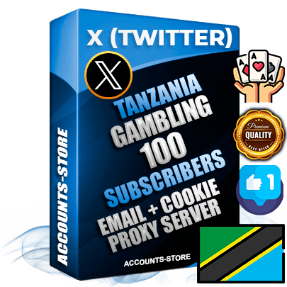 Professional Tanzanian PREMIUM X (Twitter) accounts of manual registration and farming for the GAMBLING niche with high trust history photos and tweets — fully themed and optimized for GAMBLING advertising and promotion — 100 niche-related live active followers 2009–2014 registration year Verified Email (Included) + Cookie JSON for secure import and login to the account + User Agent + High-quality filling (Photo Header Posts). Fully ready for targeted campaigns and ad launches from any country. Perfectly hold ads without bans. Ideal for any earning schemes affiliate promotions and marketing projects. Quality unlimited IPv4 proxy server included. Professional Tanzanian PREMIUM X (Twitter) accounts of manual registration and farming for the GAMBLING niche with high trust history photos and tweets — fully themed and optimized for GAMBLING advertising and promotion — 100 niche-related live active followers 2009–2014 registration year Verified Email (Included) + Cookie JSON for secure import and login to the account + User Agent + High-quality filling (Photo Header Posts). Fully ready for targeted campaigns and ad launches from any country. Perfectly hold ads without bans. Ideal for any earning schemes affiliate promotions and marketing projects. Quality unlimited IPv4 proxy server included.
