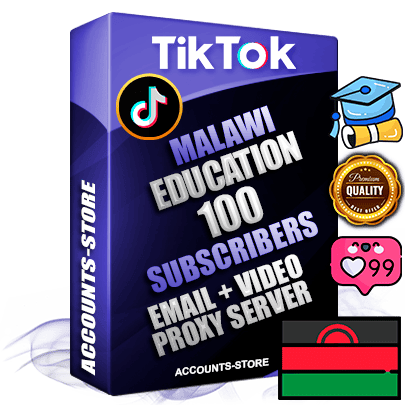 Professional Malawian PREMIUM TikTok accounts of manual registration and farming for the EDUCATION niche with high trust history profile photos and videos — fully themed and optimized for EDUCATION advertising and promotion — 100 niche-related live active subscribers 2018–2022 registration years Verified Email (included) + Cookie JSON for secure import and login to the account + User Agent + high-quality content filling (profile photo banner and videos). Fully ready for targeted campaigns and ad launches from any country. Perfectly holds ads without bans. Ideal for any earning schemes affiliate promotions and marketing projects. Quality unlimited IPv4 proxy server included.